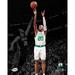 Ray Allen Boston Celtics Unsigned Game One of the 2008 NBA Finals Spotlight Photograph