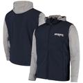 Men's Dunbrooke Navy/Gray New England Patriots Alpha Full-Zip Jacket