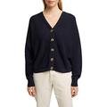 ESPRIT Women's 990EE1I313 Cardigan Sweater, 400/NAVY, M Regular