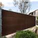 ColourTree 8'H Customize Fence Privacy Screen Windscreen Fabric Cover | 96 H x 252 W x 1 D in | Wayfair ctm8' x 21'Brown