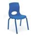 Angeles MyPosture Classroom Chair Plastic in Blue | 20.5 H x 12.5 W x 13.5 D in | Wayfair AB8010PB