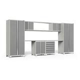 NewAge Products Pro Series Garage Storage Cabinet Set Steel in Gray | 84.75 H x 184 W x 24 D in | Wayfair 55974
