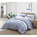 Nautica Trimmer Cotton Reversible Blue Comforter Set Polyester/Polyfill/Cotton in Blue/White | Twin Comforter + 1 Standard Sham | Wayfair