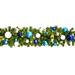 Queens of Christmas 9' Sequoia Decorated Pre-Lit Garland w/ 140 Clear/White Lights | 7 H x 108 W x 14 D in | Wayfair WL-GARSQ-09-ARTIC-LWW