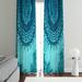 Folk N Funky Geometric Semi-Sheer Curtains Panels Polyester | 61 H in | Wayfair WC041-2061