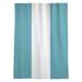 ArtVerse Charlotte Basketball Striped Sheer Rod Pocket Single Curtain Panel Polyester in Green/Blue/White | 87 H in | Wayfair NBS028-SOCS58