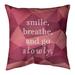 ArtVerse Floor Pillow Polyester/Polyfill blend in Pink/White/Yellow | 36 H x 36 W x 6.5 D in | Wayfair QUO243-SFPG36