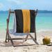 ArtVerse Miami Basketball Beach Towel Cotton Blend in Orange/Black | 72 H in | Wayfair NBS200-STWL36