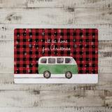 Red 1 x 18 x 27 in Kitchen Mat - The Holiday Aisle® Amdi Van Be Home Christmas Kitchen Mat Synthetics | 1 H x 18 W x 27 D in | Wayfair