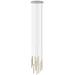 Everly Quinn Tynan 13 - Light Cluster Cylinder LED Pendant in White/Brown | 18 H x 1 W x 1 D in | Wayfair C4C755E9CDA943CF968EDE0319A87DBD