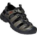 KEEN Herren Trekkingsandale TARGHEE III SANDAL M-GREY/BLACK, Größe 40 ½ in Grau