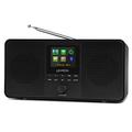 LEMEGA IR4S Stereo WIFI Internet Radio,Portable DAB/DAB+/FM Digital Radio,Spotify Connect,Bluetooth Speaker,Dual Alarms Clock,60 Presets,Headphone-Output,Batteries or Mains Powered -Black