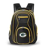 MOJO Black/Yellow Green Bay Packers Premium Color Trim Backpack