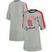 Women's G-III 4Her by Carl Banks Heathered Gray St. Louis Cardinals Turnover 3/4-Sleeve Tee Dress