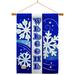 Breeze Decor Impressions Decorative 2-Sided Polyester 40 x 28 in. Flag Set in Blue | 40 H x 28 W x 1 D in | Wayfair