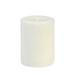 Jeco Inc. Unscented Pillar Candle Plastic/Paraffin in White | 6 H x 4 W x 4 D in | Wayfair CPZ-176