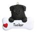 The Holiday Aisle® Pug Hanging Figurine Ornament Plastic in Black/White | 3 H x 3.5 W x 0.5 D in | Wayfair FBE7A9010711456BAA21FDF960AB2C52