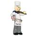 The Holiday Aisle® Chef Hanging Figurine Ornament Plastic in Gray/White | 4.25 H x 2.25 W x 0.5 D in | Wayfair 6AB5F9C323554A31A4E308AB8A20E8A9