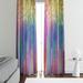 Folk N Funky Ombre Semi-Sheer Curtains Panels (DSQ is set to 2) Polyester | 61 H in | Wayfair WC028-2061