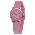 JACQUES FAREL Eco Children's Watch Girls Watch with Textile Strap Made of Organic Cotton Analogue Quartz Pink ORG 0635, pink, Strap.