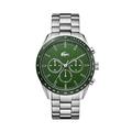 Lacoste Chronograph Quarz Uhr für Herren mit Silbernes Edelstahlarmband - 2011080