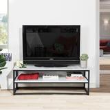 17 Stories Montalto TV Stand for TVs up to 50" Metal in Gray | 16.5 H in | Wayfair 26E87766EB9E4A47A7C33BDDC8790503
