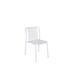 BFM Seating Key West Stacking Patio Dining Side Chair in White | 31.25 H x 19.5 W x 21 D in | Wayfair PHKWSC-WH
