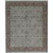 Brown/Gray 98 W in Rug - Bokara Rug Co, Inc. Hand-Knotted High-Quality Ivory & Rust Area Rug Wool/Cotton | Wayfair KENGMAGNOIVRU80A0