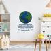 Zoomie Kids Independence World Earth Vinyl Wall Decal Vinyl in Blue/Green | 20 H x 18 W in | Wayfair 54FE5C1E9B274EB8B59B7DEEDABC9B10