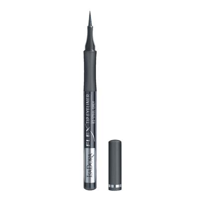 Isadora Autumn Make-up Flex Tip Eyeliner Nr.82 - Steel Grey 1 ml Schwarz Image