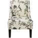 Slipper Chair - Alcott Hill® Mckamey 24Cm Wide Slipper Chair Cotton in Brown | 34 H x 24 W x 29 D in | Wayfair ALTH7610 47127630