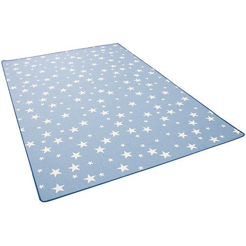 Kinder Spiel Teppich Sterne Spielteppiche blau