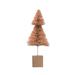 The Holiday Aisle® Bottle Brush Tree on Square Base Wood in Brown | 7 H x 4 W x 3 D in | Wayfair 88E5EBCB42C346C686337B9079C0D1AF