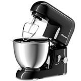 Costway 4.3 Qt 550 W Tilt-Head Stainless Steel Bowl Electric Food Stand Mixer-Black