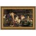 Vault W Artwork Hylas & the Nymphs, 1896 by John William Waterhouse Framed Painting Print Canvas, in Green/Red | 31.75 H x 47.25 W x 2 D in | Wayfair