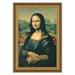 Vault W Artwork Mona Lisa, 1503-1506 by Leonardo da Vinci Framed Painting Print Canvas, Resin in Black/Green | 37.25 H x 27.25 W x 2 D in | Wayfair