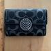 Coach Bags | Coach Trifold Wallet Euc | Color: Black/Silver | Size: Os