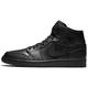 Nike Men's Air Jordan 1 Mid Basketball Shoes, Black Black Black 091, 10 UK