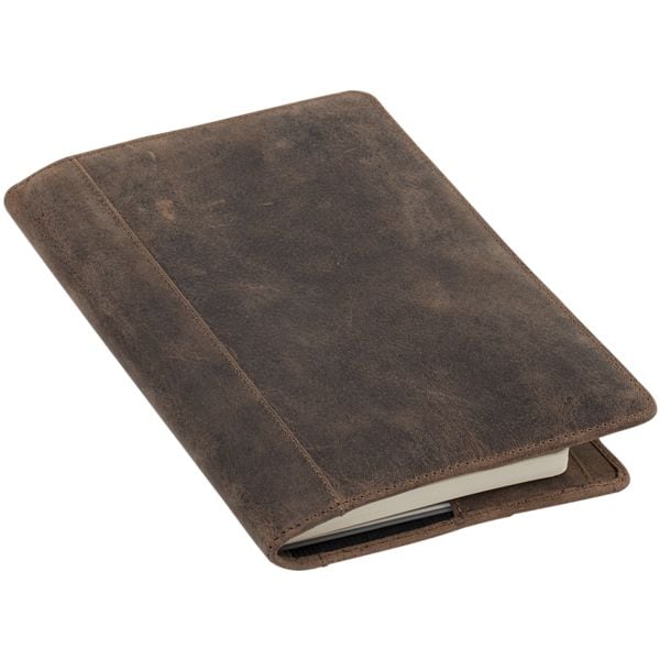 Alassio Einband »PERKINS« A5 aus Echtleder braun, 15.5x22.5x1 cm Image