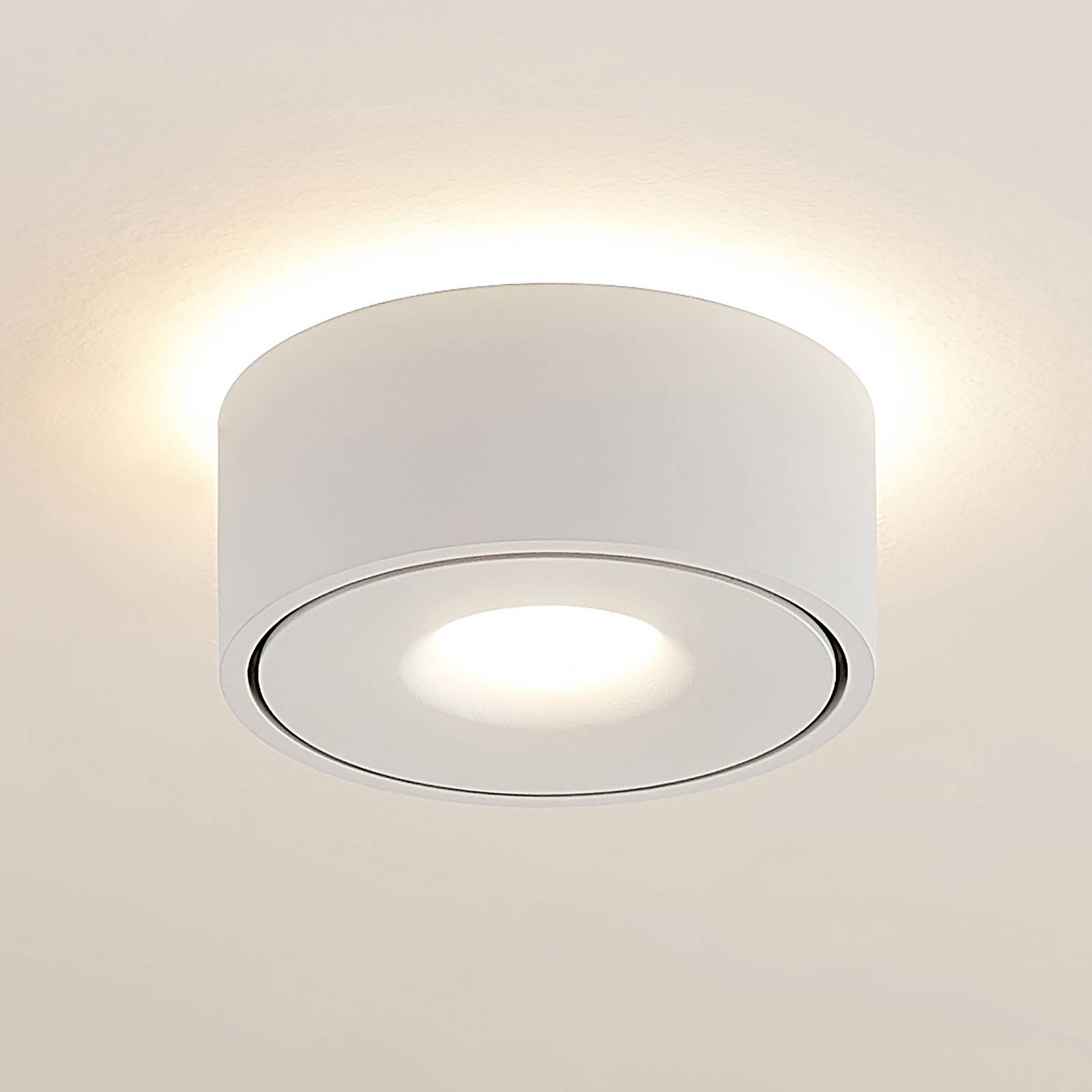 LED Deckenlampe Ranka Arcchio, dimmbar, weiß / opal, für Flurbereich, Aluminium, Modern, LED Deckenleuchte