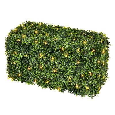 Vickerman 658246 - 24"x12"x12" Grn Boxwood Hedge UV 90WWLED (TP171824LED) Home Office Bushes
