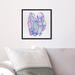 Art Remedy Abstract Precious Stone Colorful Crystals - Painting Print on Canvas in Blue/Indigo/Pink | 16 H x 16 W x 1.5 D in | Wayfair