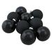 Northlight Seasonal Glass Christmas Ball Ornament Glass in Black | 2.5 H x 2.5 W x 2.5 D in | Wayfair 32625080