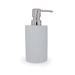 Orren Ellis Stancliff Elle Ridges Lotion Soap Dispenser Resin in White | 7 H x 3 W x 3 D in | Wayfair F7FA140FF30B491A960B17B56FE98BB5