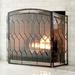 Cathedral Beveled Glass Fireplace Screen - Frontgate