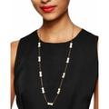 Kate Spade Jewelry | Kate Spade “Take A Bow” Necklace | Color: Cream/Gold | Size: Os