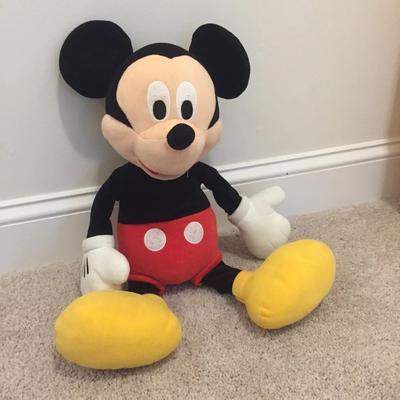 Disney Toys | Disney Large Mickey Plush | Color: Black | Size: Osbb