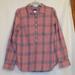 J. Crew Tops | J.Crew Flannel Popover Button Down, Sz. S | Color: Gray/Pink | Size: S