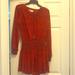 Michael Kors Dresses | Michael Kors Red And Black Short Dress / Cover Up | Color: Black/Red | Size: Xs