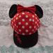 Disney Accessories | Disney Minnie Ears Hat | Color: Black/Red | Size: Osg